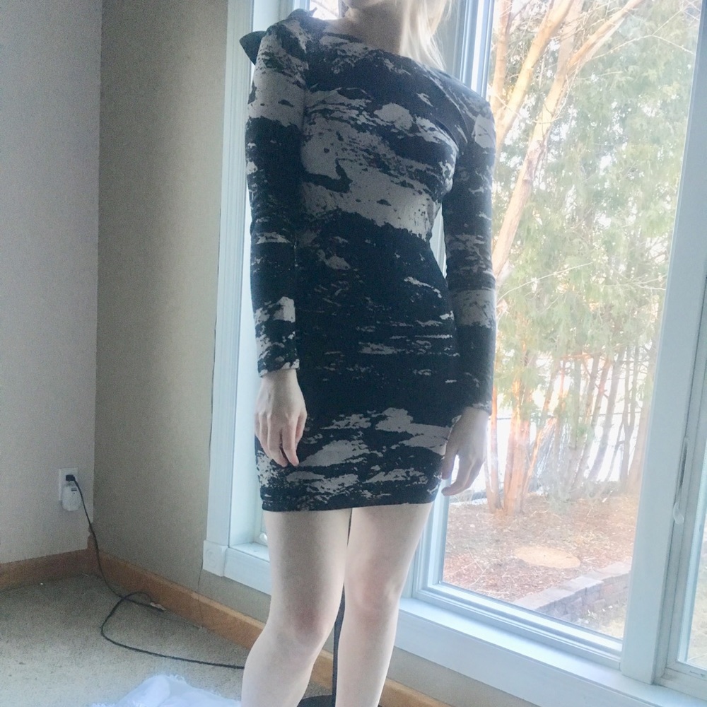 Sexy H&M Divided Low Open Back Bodycon Dress Size XS